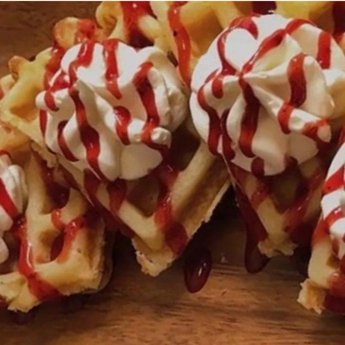 Strawberry Cream Waffle